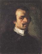 MOLA, Pier Francesco Self-portrait oil painting artist